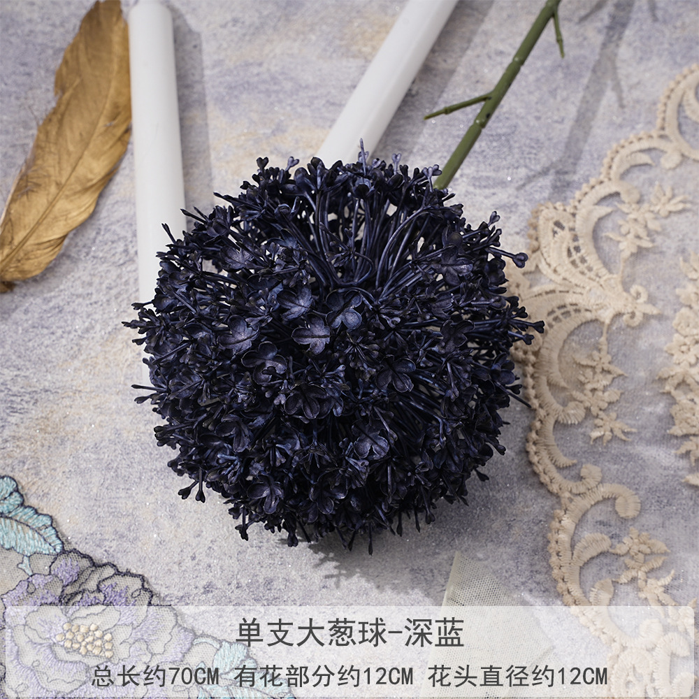 L-Single Boule d'oignon vert-Bleu foncé