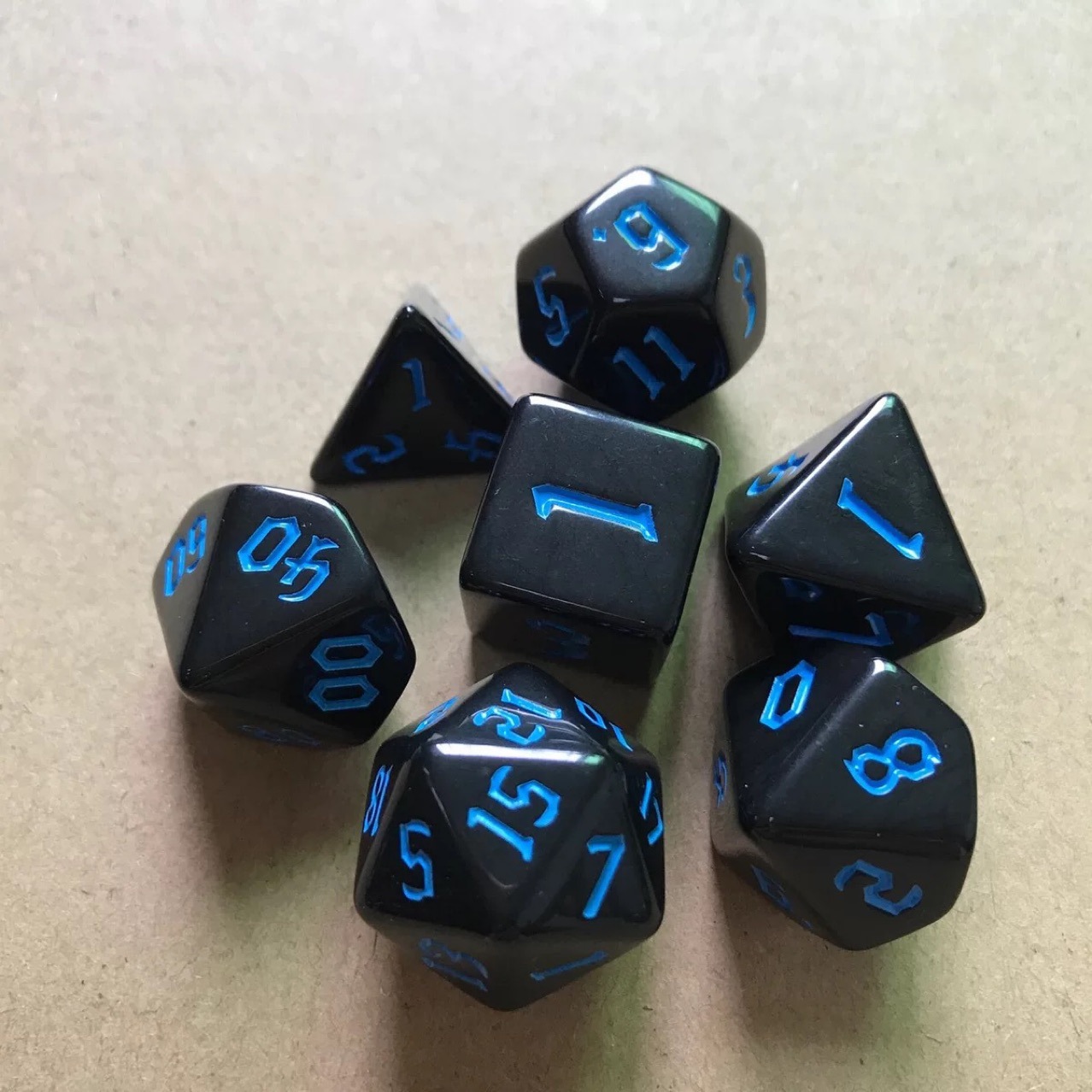 Blue numbers