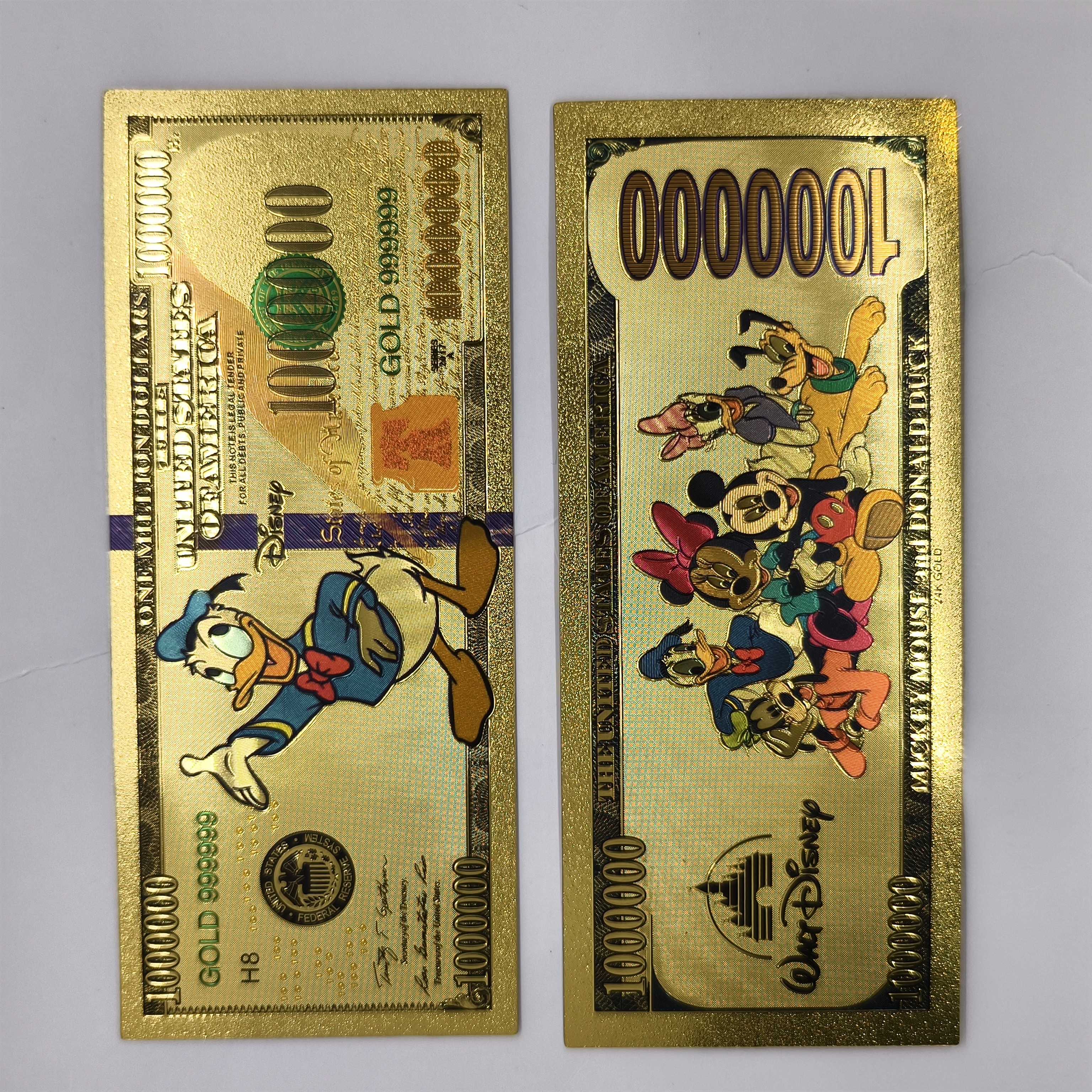 Ünlü animasyon karikatür 10 milyon banknot Donald Duck papatya Mickey Mouse Minnie gifts y ve hediyeler için Pluto hatıra - Product Image 3