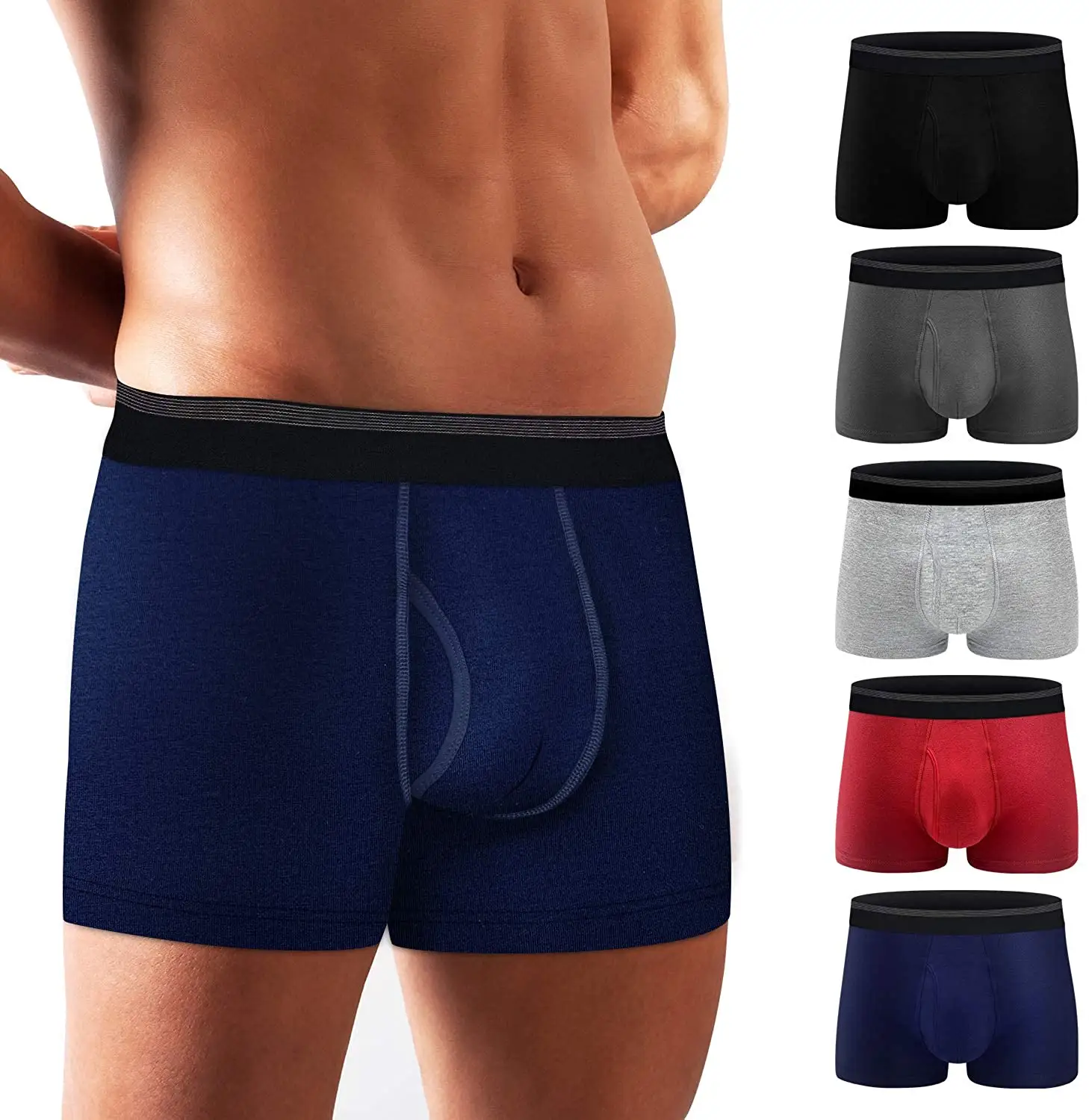 2023 Nieuwe Shorts Koper Kant-En-Klare Kavelkleding Mode Heren Casual Katoen Stretch 3 Pack Slips Ondergoed Kleding Voorraad