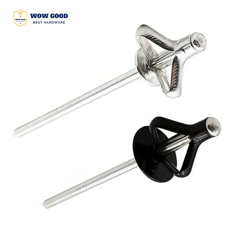 Waterproof Boat Long Grip Tri Grip Rivet Tri Fold Tri Bulb Mounting aluminum Rivet for Deep Water Installing Kayak Canoe Boat