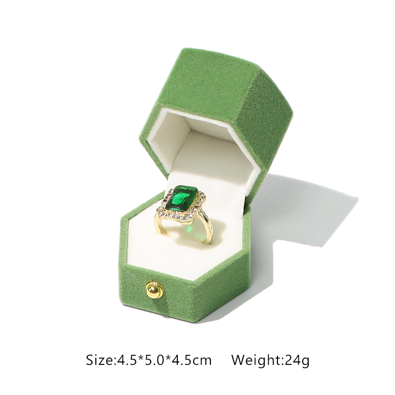 Grass green hexagon