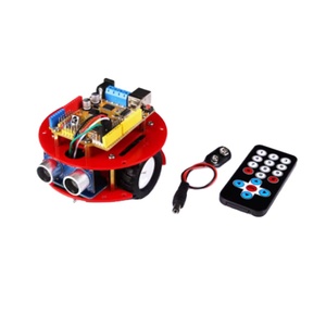 Für Arduino Kleinwagen intelligente DIY Kit Hindernis vermeidung Infrarot Fernbedienung Auto Chassis Maker Roboter