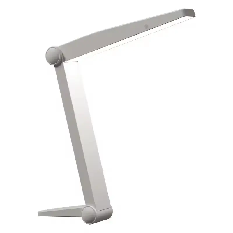 Lampe de table à LED sans fil rechargeable Lampe de chevet magnétique pliante à intensité variable pour la lecture et l'étude