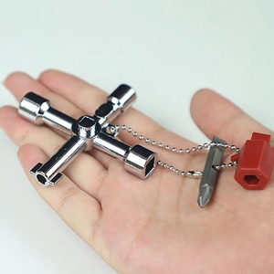 Çok fonksiyonlu 4 In 1 evrensel çapraz anahtarı üçgen anahtar/tren elektrikli asansör kabini vana alaşım üçgen kare - Product Image 6