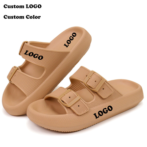 Mềm không trượt mùa đông mở ngón chân nhà mùa hè <span class=keywords><strong>EVA</strong></span> Slide unisex dép cho nam giới phụ nữ thoải mái Thiết kế biểu tượng tùy chỉnh - Product Image 3