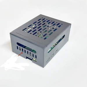 Raspberry Pi 5 Caja de caja de metal de aluminio con placa M.2 SSD