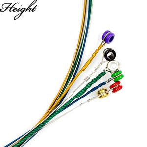 RX15-<strong>C</strong> Electric Guitar <strong>Strings</strong> Colorful Silver-Plated Winding Multifil Nylon Core Anti-Rust Musical Instrument Accessories - Product Image 3