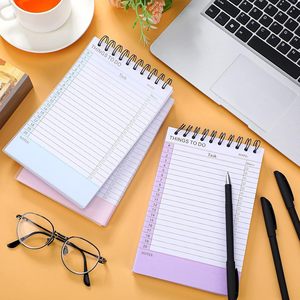 A5 Weekly Planner <strong>Notebook</strong> - Spiral Bound &amp; <strong>Dated</strong> 2025 | Wire-O <strong>Notebook</strong> - Product Image 5