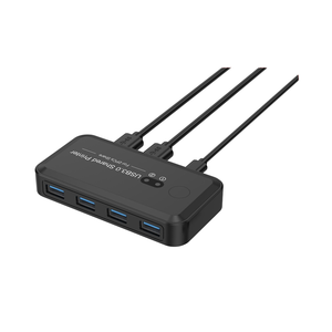 USB 3.0 doppia uscita Quad Input dispositivo di condivisione dispositivo Plug Play interruttore per due computer con accesso simultaneo al Mouse da tastiera - Product Image 4