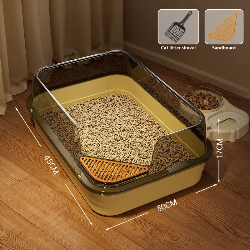 Send a litter shovel and a sand slab