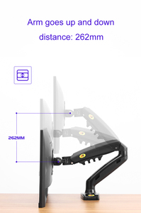<strong>NB</strong> F80 Desktop Gas Spring 17-30&quot; LCD LED Monitor Holder Loading 2-9 Kgs Full Motion Display Stand Monitor <strong>Mount</strong> Arm - Product Image 3