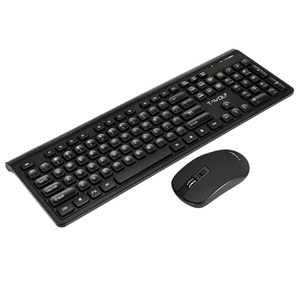 Venta caliente Mini ratón inalámbrico teclado Combo Set para Laptop Office 2,4 GHz 3 teclas Anti-Ghosting precio barato - Product Image 1