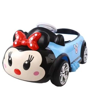 子供のための卸売ユニセックス6Vバッテリーライドオン電気自動車2-4歳のためのかわいいデザインのプラスチック玩具安い価格 - Product Image 1