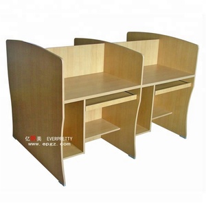 Beliebte Design School Library Labor möbel Holz trennwand Computer tisch - Product Image 6