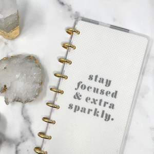 Pre-Punched Frosted Planner Covers for Everyday Disc Bound <strong>Notebook</strong> PP Cover <strong>with</strong> <strong>Rounded</strong> <strong>Corners</strong> - Product Image 3