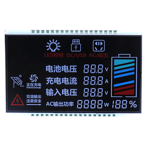 OEM & ODM LCD Factory VA Schwarzer monochromer LCD-Bildschirm BTN Benutzer definiertes LCD-Anzeige modul 7-Segment-Anzeige - Product Image 6