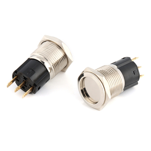 Metal <strong>Push</strong> <strong>Button</strong> <strong>Switch</strong> 16 mm Latching <strong>Push</strong> <strong>Button</strong> <strong>Switch</strong> Flashlight <strong>Dpdt</strong> Dpst Momentary <strong>Push</strong> <strong>Button</strong> on off Power <strong>Switch</strong> - Product Image 2