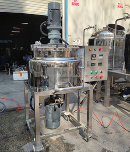 Küçük karıştırma makinesi kozmetik vakum emülgatör mikseri homojenleştirici kozmetik 50 litre mikser - Product Image 5