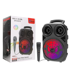 Sing-e ZQS6163 Outdoor Stall Wireless Charging <strong>Speakers</strong> Specializing in Mobile Phone Karaoke Party <strong>Use</strong> Made of Durable Plastic - Product Image 1