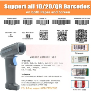 Good Quality 2D Barcode <strong>Scanner</strong> 3 in One <strong>Code</strong> <strong>Scanner</strong> Warehouse Data Collector Barcode <strong>Scanner</strong> With Station - Product Image 6