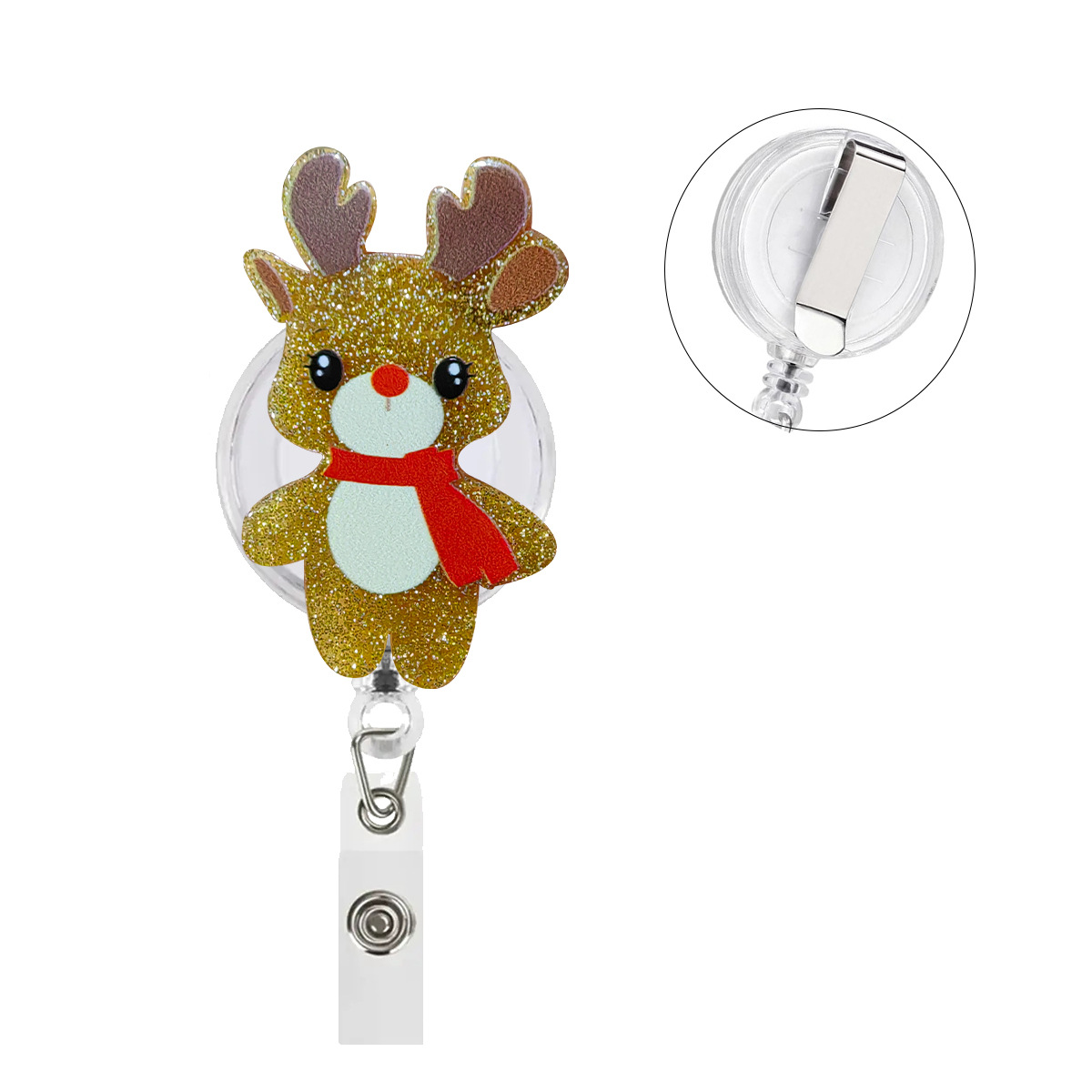 Clip ceinture transparent