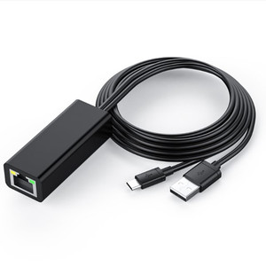 <span class=keywords><strong>2</strong></span> ב 1 usb זכר + סוג c ל rj45 8p8c כבל מתאם 100Mbps