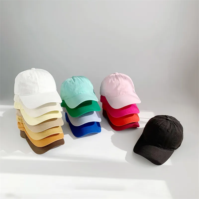Sombrero de Sol de 22 colores sólidos para niños, gorra de béisbol con estrellas para recién nacidos