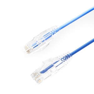 Tecnología profesional aislada UTP Cable redondo Delgado Cat6a LAN Internet PC Router Ethernet para aplicaciones de telecomunicaciones - Product Image 1