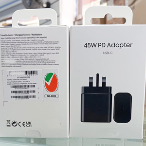 ขายดี25W 45W อะแดปเตอร์ชนิดชาร์จเร็วสุดๆอะแดปเตอร์ USB C EU UK US ปลั๊ก PD ที่ชาร์จเร็วสำหรับ Samsung Galaxy S24 S23 S22อัลตร้า - Product Image 2