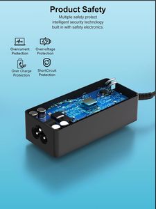 Tinkon 65W USB-C sạc nhanh mới OTP tương thích noco Boost x không khí ax65 ultrasafe di động nhảy khởi động ABS Power Adapter - Product Image 6