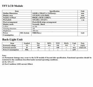 3วันเวลานำ800x1280ขอบเขตแนวตั้งอินเตอร์เฟซ MIPI 31พิน FPC 10.1นิ้ว IPS TFT จอแสดงผล <span class=keywords><strong>LCD</strong></span> ILI9881ไดรเวอร์280 IC - Product Image 4