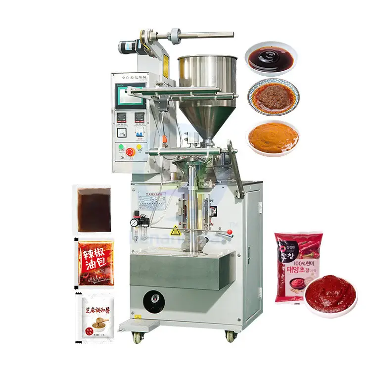 Ensemble de Machine de scellage automatique, paquet de yaourt liquide de Sauce chaude d'eau de Sachet de sauterelle Simple