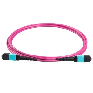 MPO <strong>MTP</strong> Female Multimode OM3 OM4 FIBER OPTIC CABLE <strong>MTP</strong> MPO Patch Cord <strong>MTP</strong> MPO <strong>Trunk</strong> Cable Fiber Optic Jumper - Product Image 1
