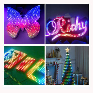 WS2811 RGB Bullet Regulator LED Pixel leuchten DC12V 100ct IP68 Controller App Control für Dekor Bunte Lichterketten - Product Image 5