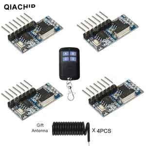 QIACHIP 433 MHz Universal kabellose Fernsteuerung und Funkfernsteuerung Sender Lerncode 1527 Entschlüsselungsmodul 4 Tasten - Product Image 6