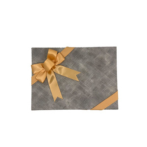 Adjustable Four <strong>Loop</strong> Pre-Tied Satin Gift Ribbon <strong>Bow</strong> <strong>Custom</strong> Length <strong>Elastic</strong> Band for Christmas Dovetail and Fishtail Design - Product Image 1