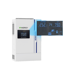 Inversor fuera de la red monofásico de 5000W Entrada de 48V CC, salida de CA de 110V-230V, onda sinusoidal pura con pantalla LCD para sistema solar