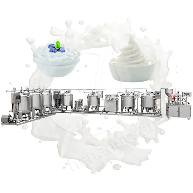 OCEAN China Yogurt Maker Máquina automática de proceso de leche láctea Línea de producción de yogur