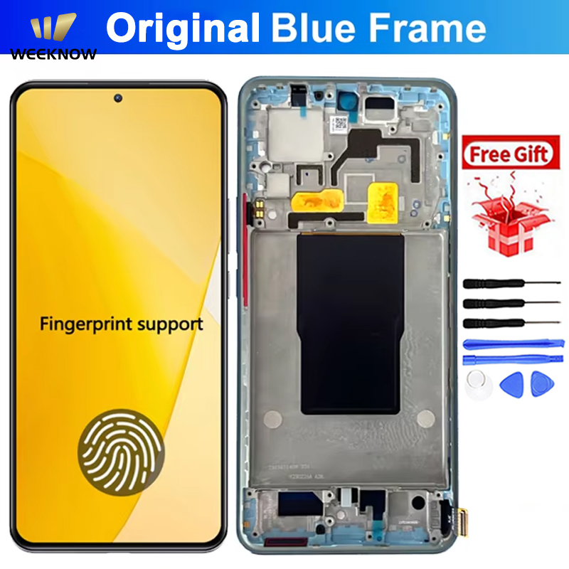 For Mi 12T Pro Original With Blue Frame