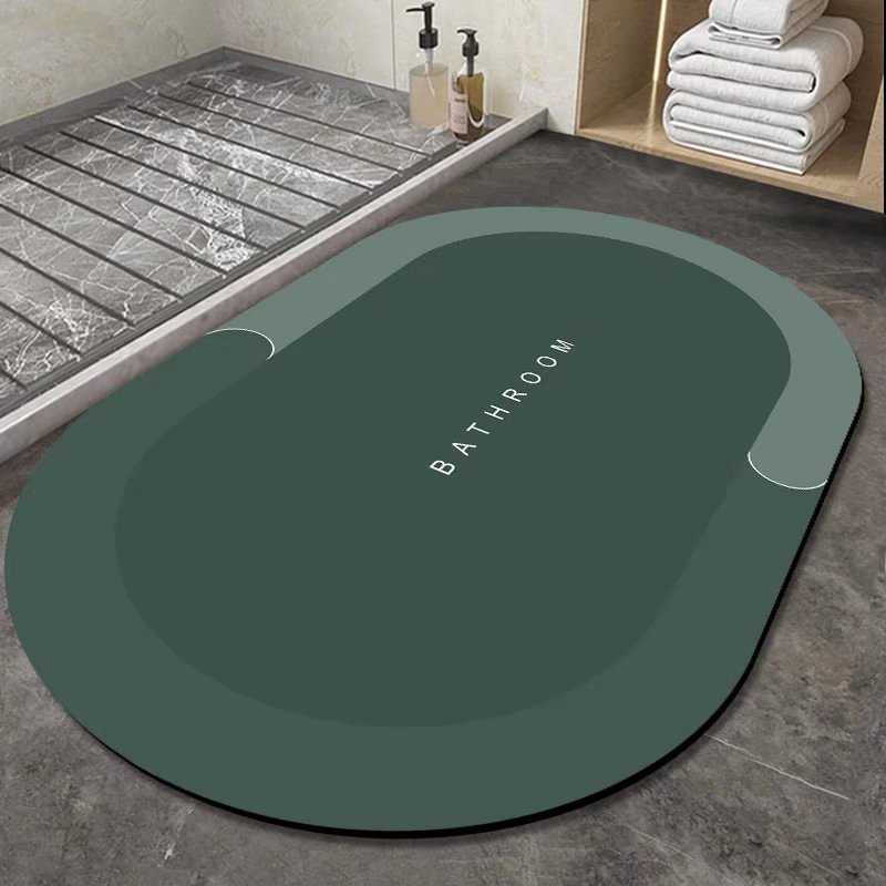 Army-green oval