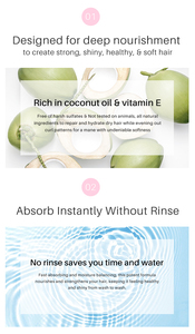 Fast Shipping Private Label Sulfate Free Detangls Smooth and Soften <strong>Leave</strong> in Conditioner for Keratin Treated Hair - Product Image 2
