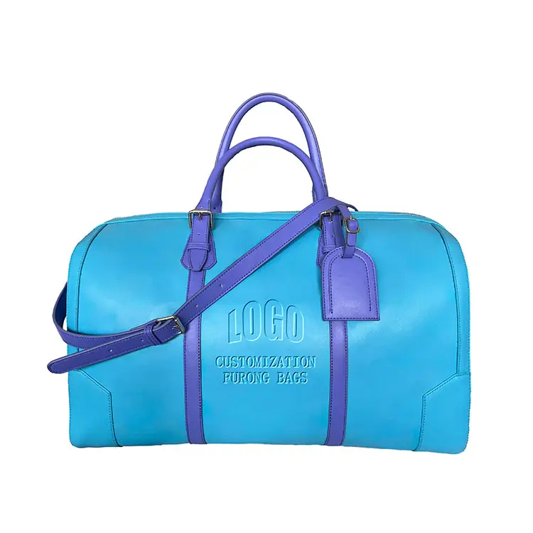 Manufacturer Custom Designer Large Waterproof Duffel Bag high end leather Travel Bag Luxury Weekend Overnight bag For Men