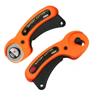45mm döner kesici cortador giratorio kumaş yuvarlak kapitone Patchwork Leathercraft kesme aleti döner kesici için deri - Product Image 2