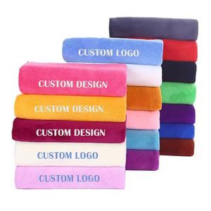 Hızlı kuru özel tasarım mikrofiber plaj havlusu mikrofiber havlu araba yıkama için araç kurutma havlusu 500 Gsm