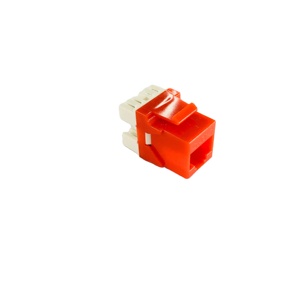 短型 Cat6 UTP RJ45 模块 180 度打孔器打下 Keystone 插孔 110 & 克朗国际数据公司 (IDC) - Product Image 6