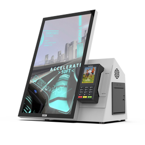 Win11 Intel I5/I7 10-я/12-я система самозаказа POS-киоска с питанием - Product Image 1