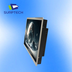 Pantalla táctil industrial personalizada de alta resolución de 15,6 pulgadas, monitor LCD de entrada HMI capacitivo resistivo de Marco abierto impermeable IP65 - Product Image 1