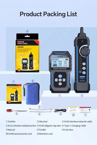 NOYAFA NF-8209Pro Multifunktions-Netzwerk kabel Ortungs länge PoE Tester Sicherheits schutz bis zu 60V Widerstand und Anti-Burning - Product Image 5