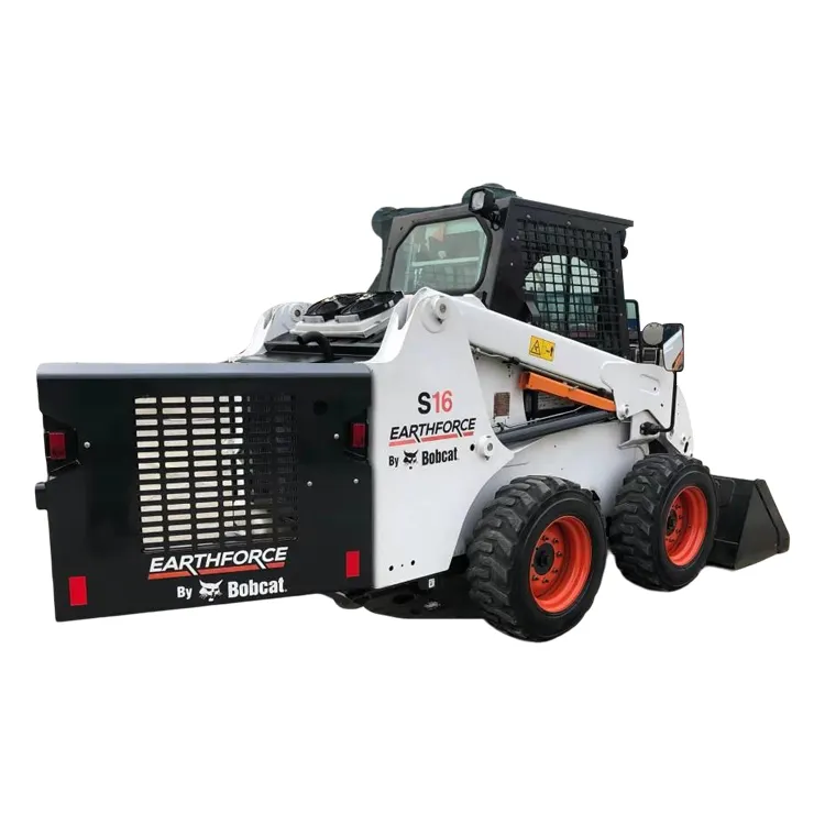 Cargador de extremo ront vs SKID STEER diesel BBBA16161616 E china, rueda barata, mini cargador de dirección de deslizamiento usado para la venta